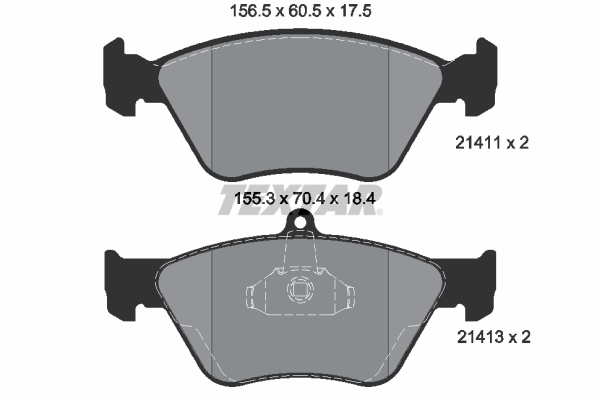 Brake Pad Set, disc brake (Front axle)  Art. 2141101