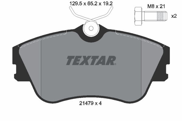 Brake Pad Set, disc brake (Front axle)  Art. 2147902