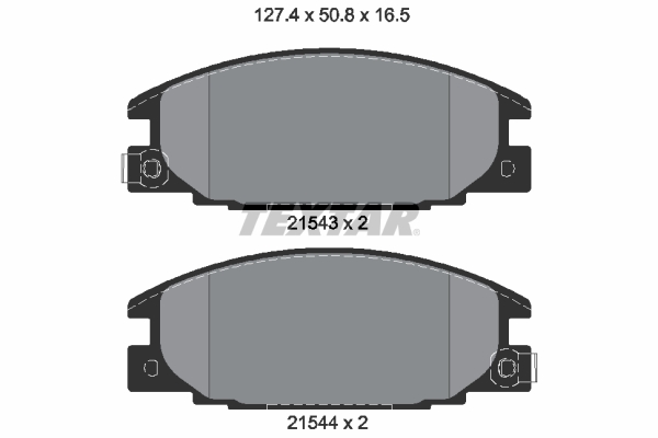 Brake Pad Set, disc brake (Front axle)  Art. 2154302