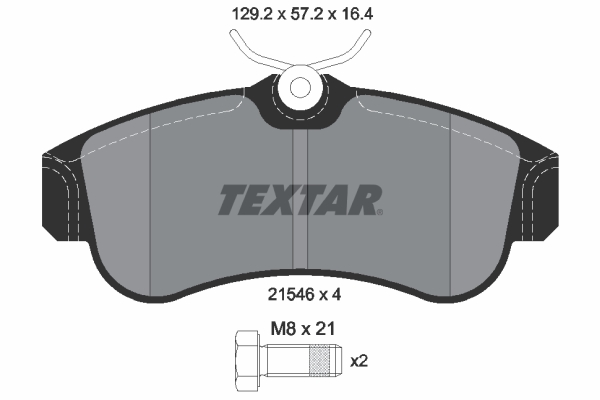 Brake Pad Set, disc brake (Front axle)  Art. 2154601