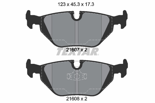 Brake Pad Set, disc brake (Rear axle)  Art. 2160702