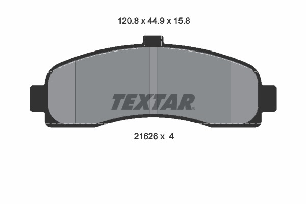 Brake Pad Set, disc brake (Front axle)  Art. 2162601