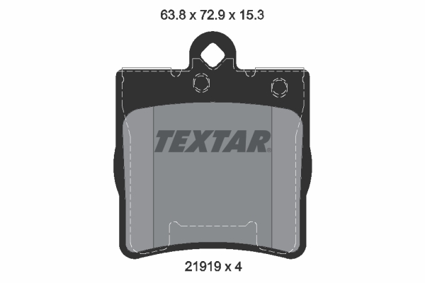 Brake Pad Set, disc brake (Rear axle)  Art. 2191901