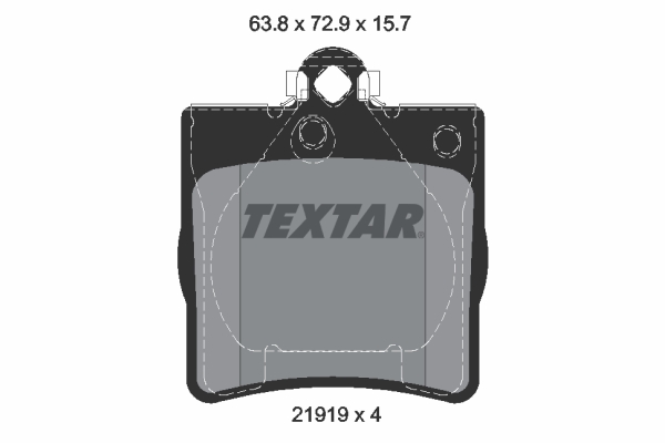 Brake Pad Set, disc brake (Rear axle)  Art. 2191903