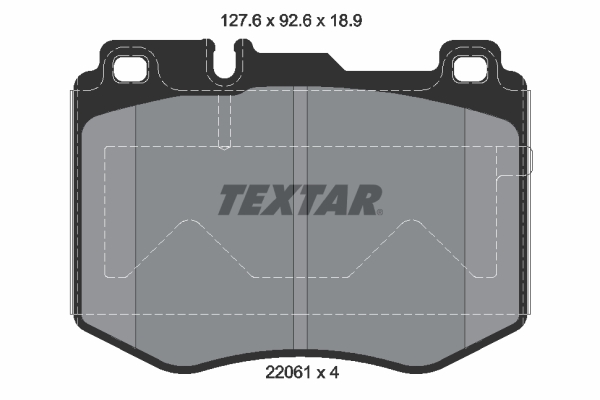 Brake Pad Set, disc brake (Front axle)  Art. 2206101