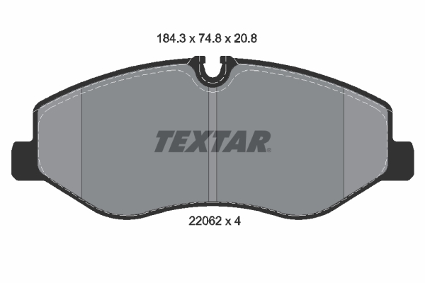 Brake Pad Set, disc brake (Front axle)  Art. 2206201