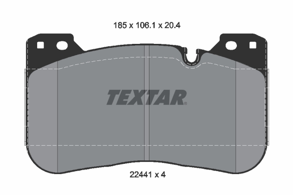 Brake Pad Set, disc brake (In front)  Art. 2244101