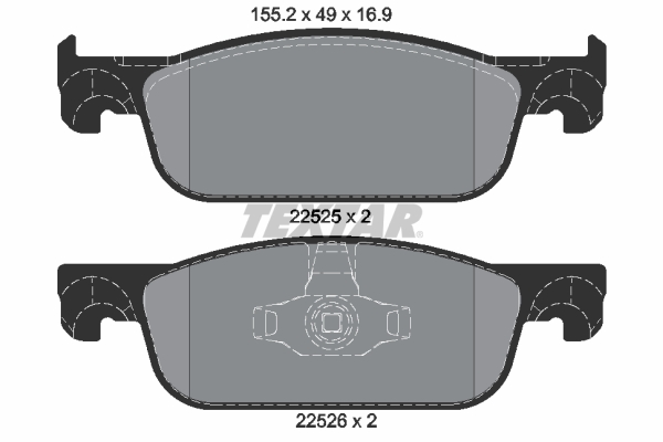 Brake Pad Set, disc brake (Front axle)  Art. 2252501