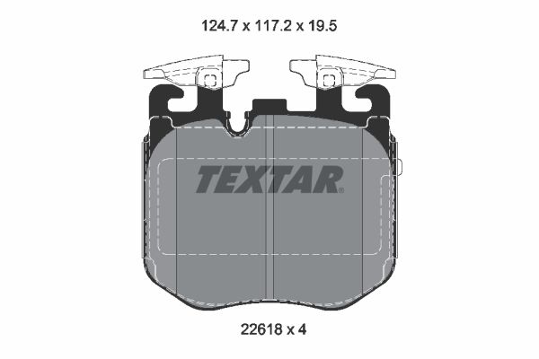 Brake Pad Set, disc brake (Rear axle)  Art. 2261801