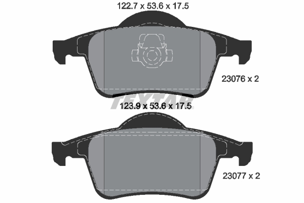 Brake Pad Set, disc brake (Rear axle)  Art. 2307602