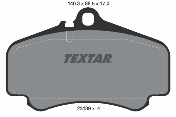 Brake Pad Set, disc brake (Front axle)  Art. 2313901