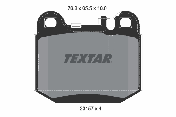 Brake Pad Set, disc brake (Rear axle)  Art. 2315702