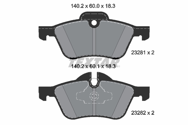 Brake Pad Set, disc brake (Front axle)  Art. 2328101