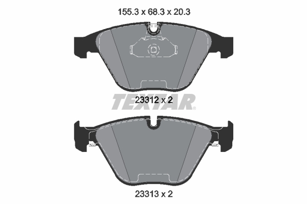 Brake Pad Set, disc brake (Front axle)  Art. 2331211