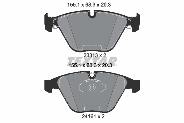 Brake Pad Set, disc brake (Front axle)  Art. 2331303