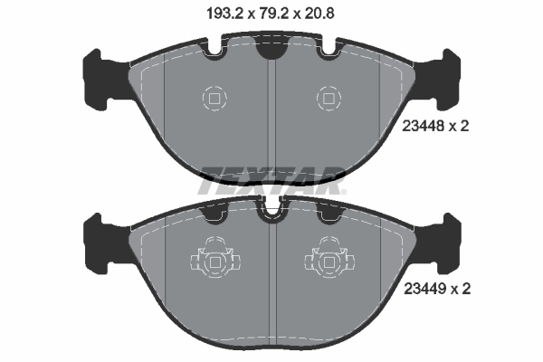 Brake Pad Set, disc brake (Front axle)  Art. 2344801