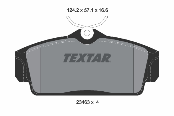 Brake Pad Set, disc brake (Front axle)  Art. 2346302