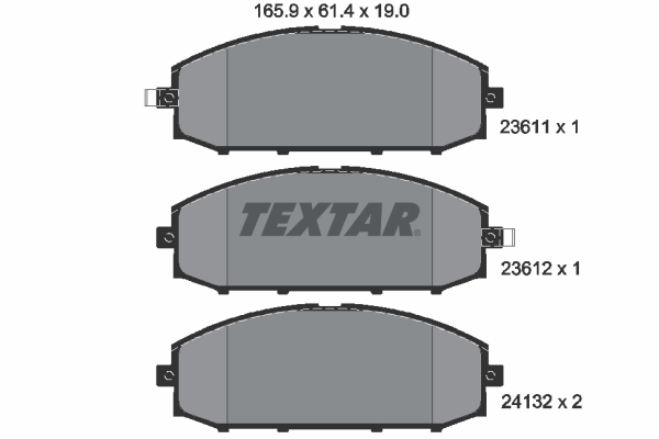 Brake Pad Set, disc brake (Front axle)  Art. 2361101