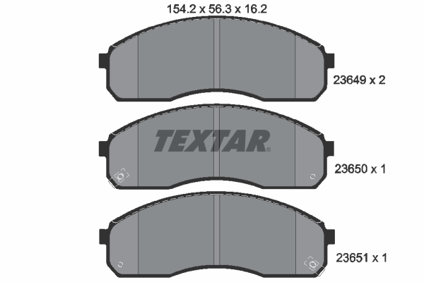 Brake Pad Set, disc brake (Front axle)  Art. 2364901