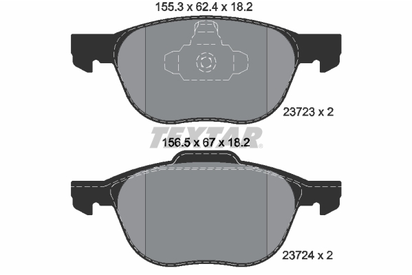 Brake Pad Set, disc brake (Front axle)  Art. 2372301