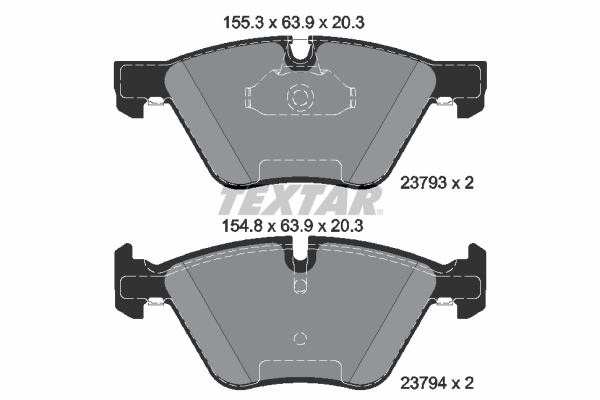 Brake Pad Set, disc brake (Front axle)  Art. 2379301