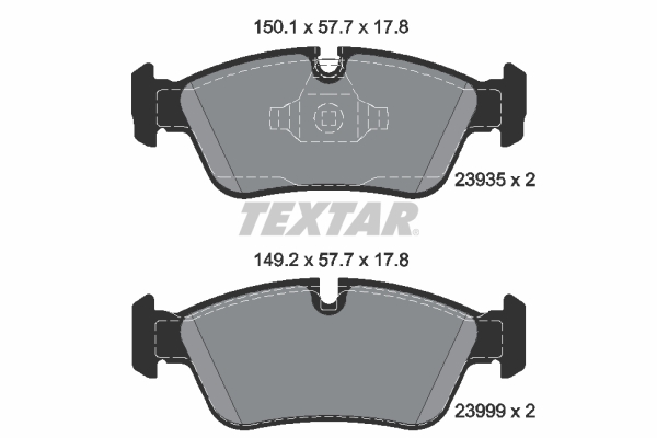 Brake Pad Set, disc brake (Front axle)  Art. 2393501