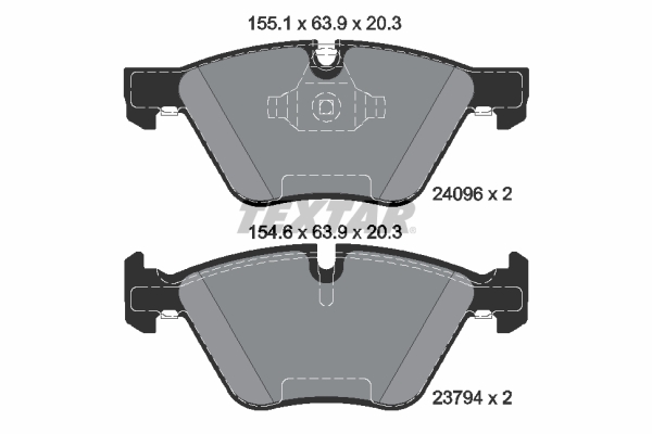 Brake Pad Set, disc brake (Front axle)  Art. 2409601