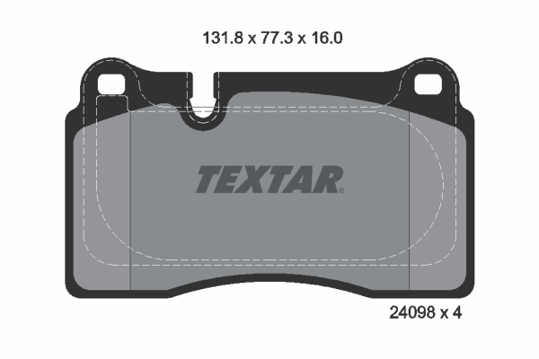 Brake Pad Set, disc brake (Front axle)  Art. 2409803