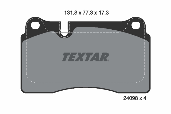 Brake Pad Set, disc brake (Front axle)  Art. 2409801