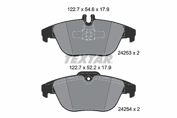 Brake Pad Set, disc brake (Rear axle)  Art. 2425381