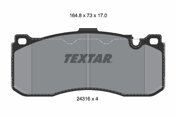 Brake Pad Set, disc brake (Front axle)  Art. 2431601