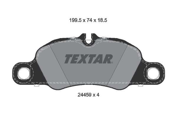 Brake Pad Set, disc brake (Front axle)  Art. 2445901