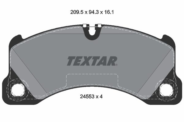 Brake Pad Set, disc brake (Front axle)  Art. 2455301