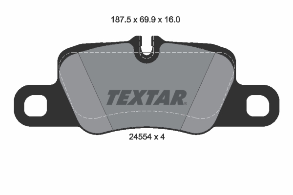 Brake Pad Set, disc brake (Rear axle)  Art. 2455402