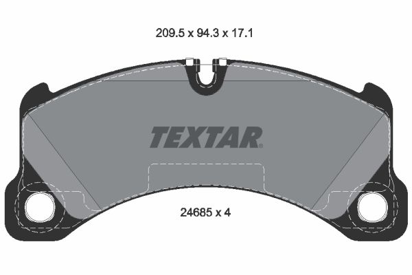 Brake Pad Set, disc brake (Front axle)  Art. 2468501