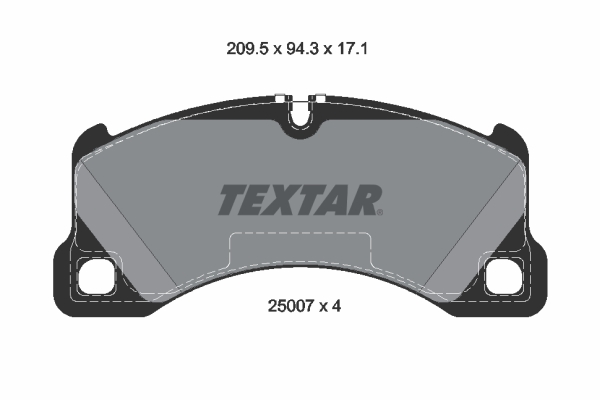 Brake Pad Set, disc brake (Front axle)  Art. 2500701