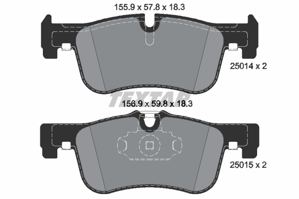 Brake Pad Set, disc brake (Front axle)  Art. 2501401