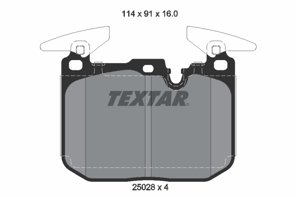 Brake Pad Set, disc brake (Front axle)  Art. 2502807