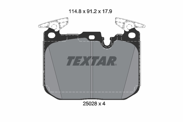 Brake Pad Set, disc brake (Front axle)  Art. 2502805