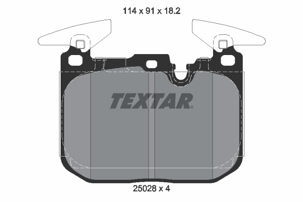 Brake Pad Set, disc brake (Front axle)  Art. 2502801