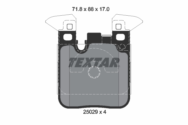 Brake Pad Set, disc brake (Rear axle)  Art. 2502902