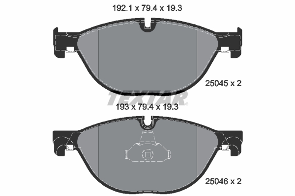 Brake Pad Set, disc brake (Rear axle)  Art. 2504501