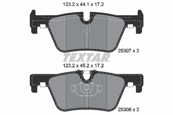 Brake Pad Set, disc brake (Rear axle)  Art. 2530701