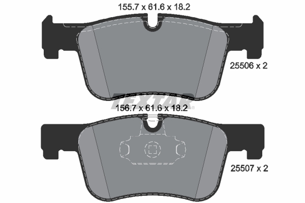 Brake Pad Set, disc brake (Front axle)  Art. 2550601