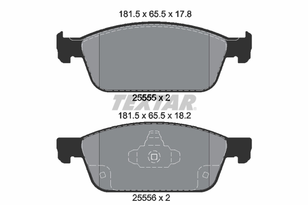 Brake Pad Set, disc brake (Front axle)  Art. 2555501