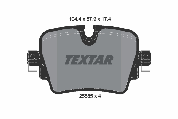 Brake Pad Set, disc brake (Rear axle)  Art. 2558501