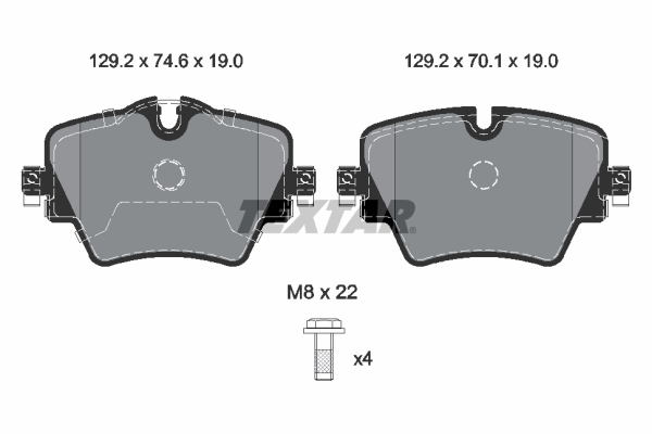 Brake Pad Set, disc brake  Art. 2561705