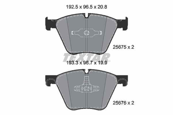 Brake Pad Set, disc brake (Front axle)  Art. 2567501