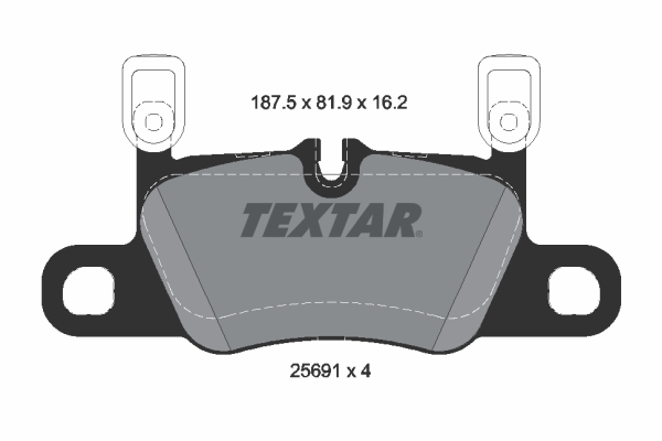 Brake Pad Set, disc brake  Art. 2569103