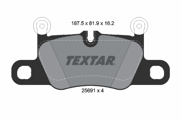 Brake Pad Set, disc brake (Rear axle)  Art. 2569101